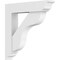 Ekena Millwork Standard Carmel Architectural Grade PVC Bracket With Traditional Ends, 3"W x 18"D x 18"H BKTP03X18X18CAR01 - alternate 1